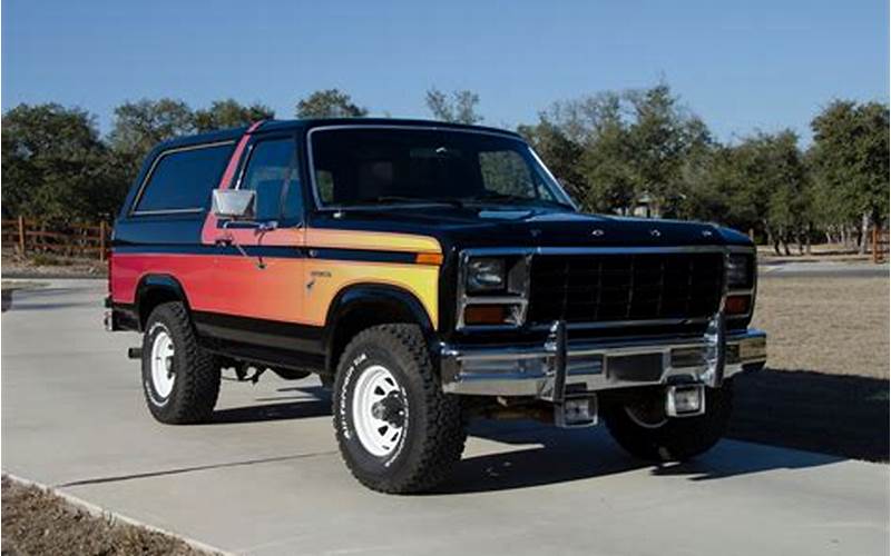 Features Of The 1980 Ford Bronco