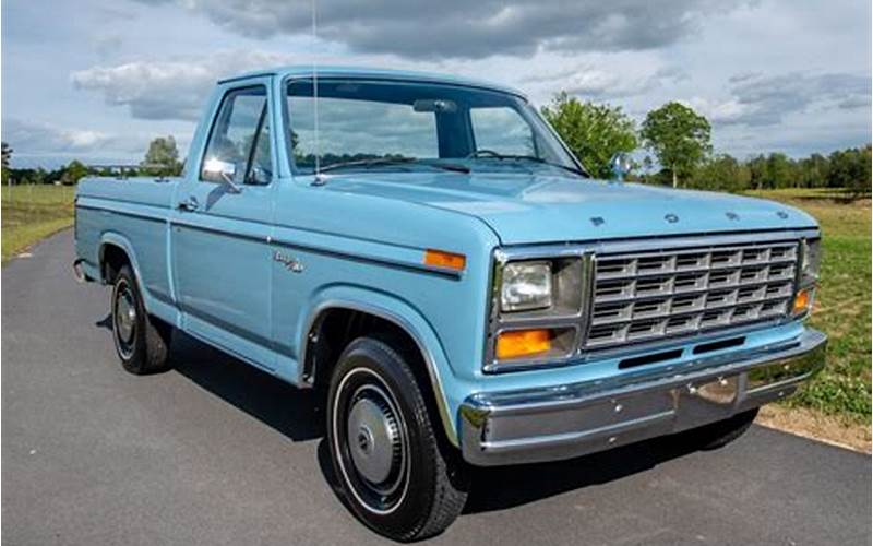 Features Of The 1981 Ford F100 Ranger Xlt