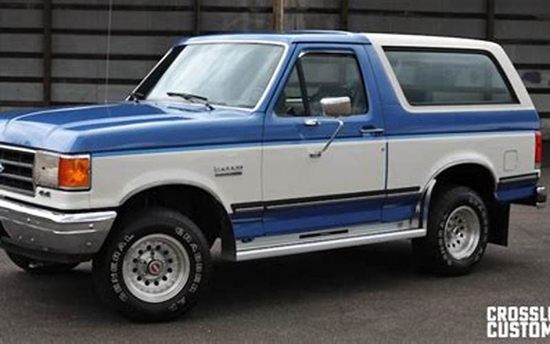 Features Of The 1990 Ford Bronco