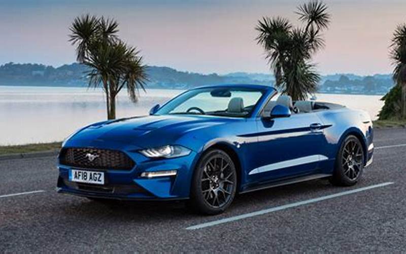 Features Of The 2018 Ford Mustang Ecoboost Premium Convertible