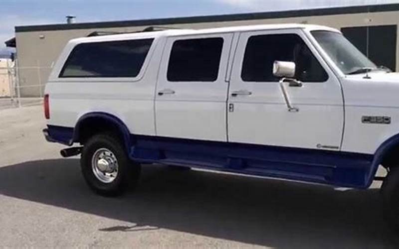 Features Of The Ford F350 4 Door Bronco