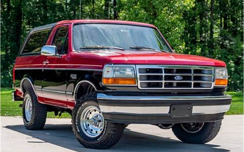 Finding A 1995 Ford Bronco Full-Size For Sale