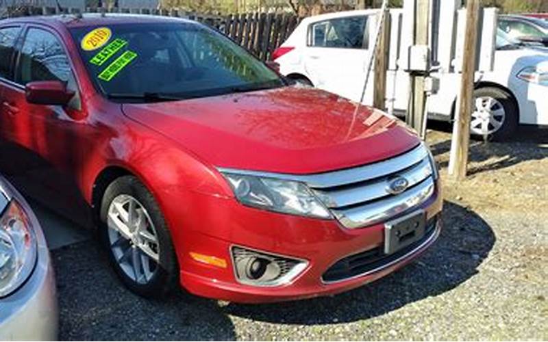 Finding A 2010 Ford Fusion For Sale