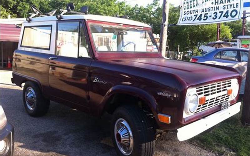 Finding Ford Broncos For Sale In Austin Tx