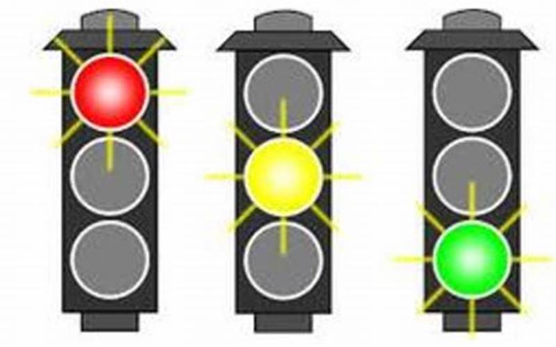 Flashing Red and Yellow Lights Control Some Intersections