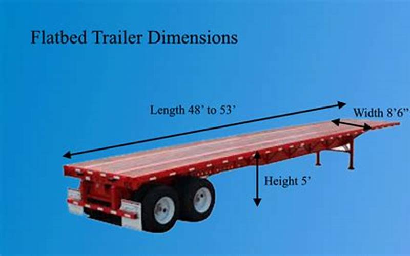Flatbed Truck Size
