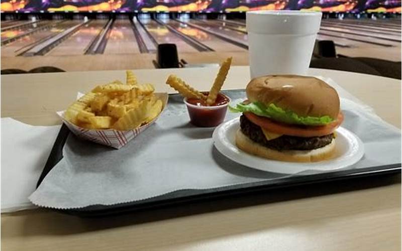 Food And Drinks At Gaby Ortega Bowling Alley