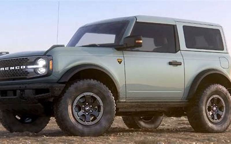 Ford Bronco 2 Door First Edition Exterior