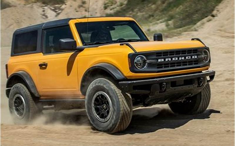 Ford Bronco 2020 Pricing