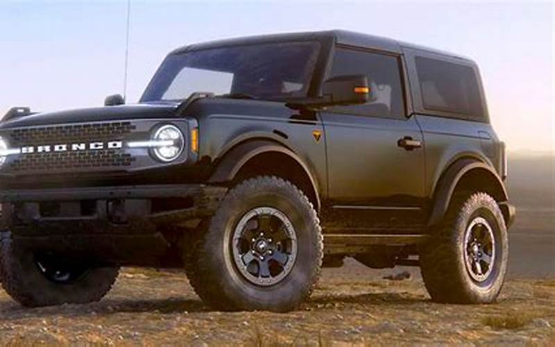 Ford Bronco 2021 Two Door Safety