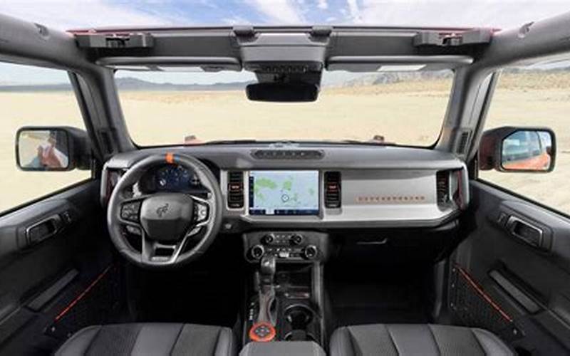 Ford Bronco 2022 Raptor Interior