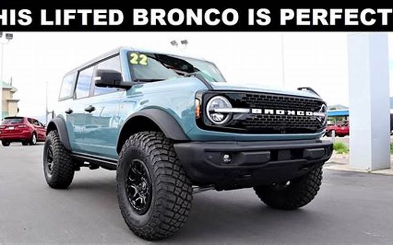 Ford Bronco 2022 Safety Features