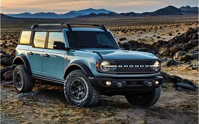 Ford Bronco Badlands 4 Door Availability