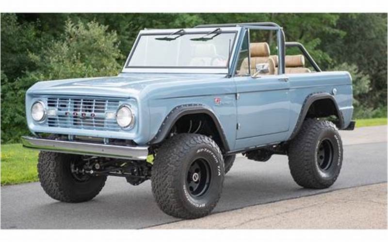 Ford Bronco First Generation For Sale