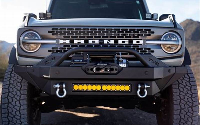 Ford Bronco Front Bumper With Winch