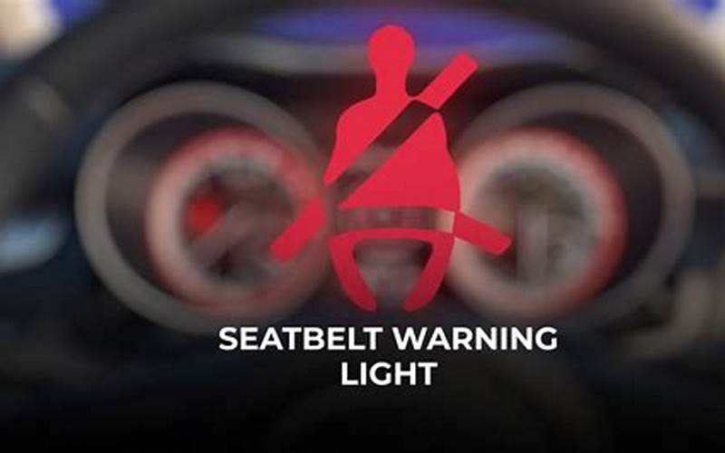 Ford Escape Seat Belt Reminder Warning Light