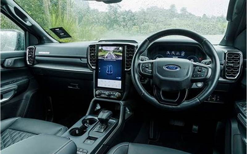 Ford Everest Raptor Interior