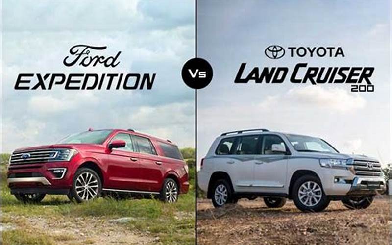 Ford Expedition 2005 Vs Toyota Land Cruiser