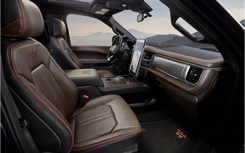 Ford Expedition El King Ranch Interior Features Image