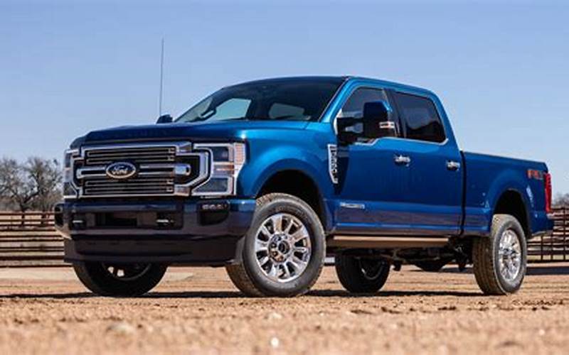 Ford F250 And F350 Trucks Features