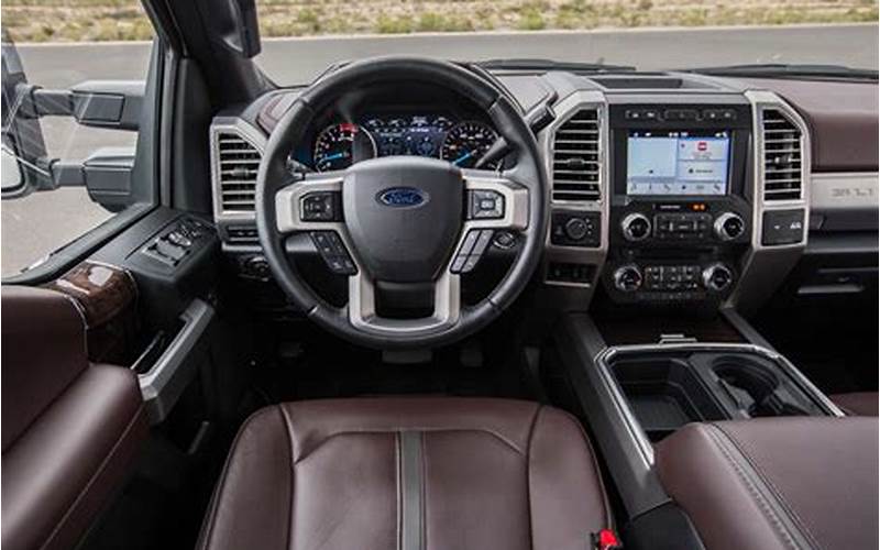 Ford F250 Platinum Interior