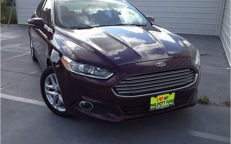 Ford Fusion 1.6 Ecoboost For Sale