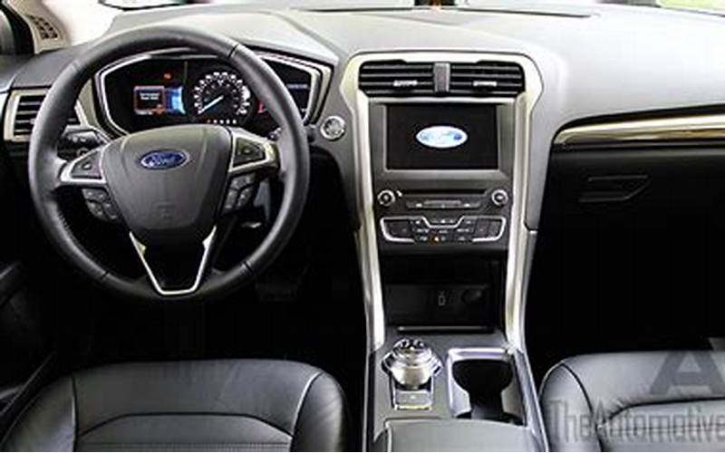 Ford Fusion 2017 Se Interior