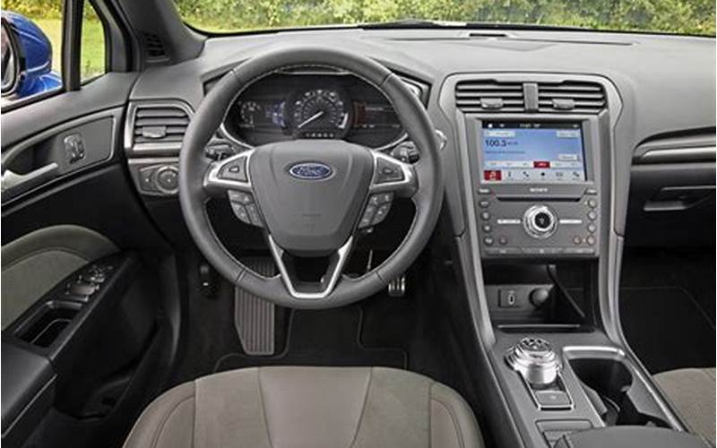 Ford Fusion 4Wd Interior