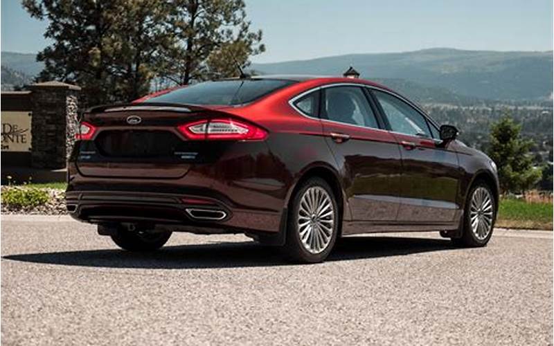 Ford Fusion Awd Specs
