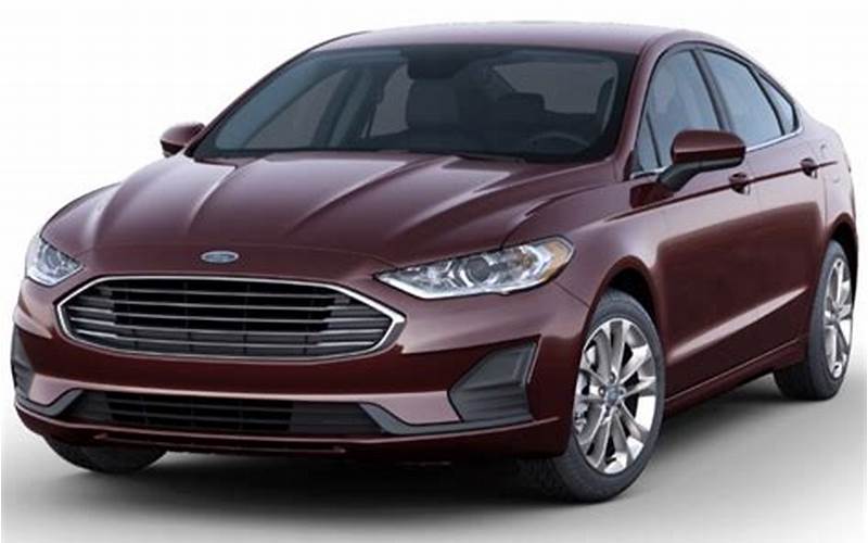 Ford Fusion Colors