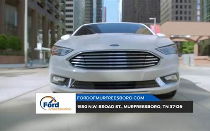 Ford Fusion Dealership Murfreesboro Tn
