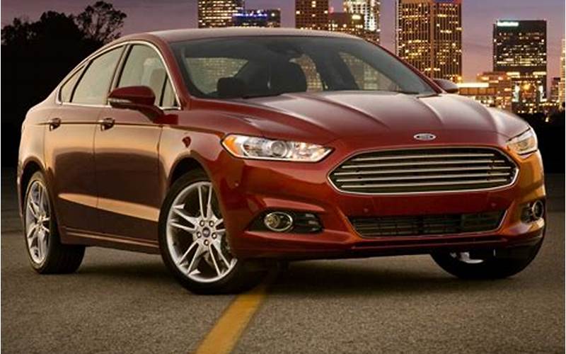 Ford Fusion Ecoboost 2013