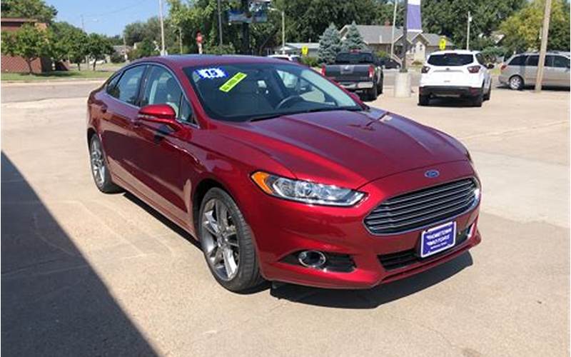Ford Fusion For Sale In Kansas