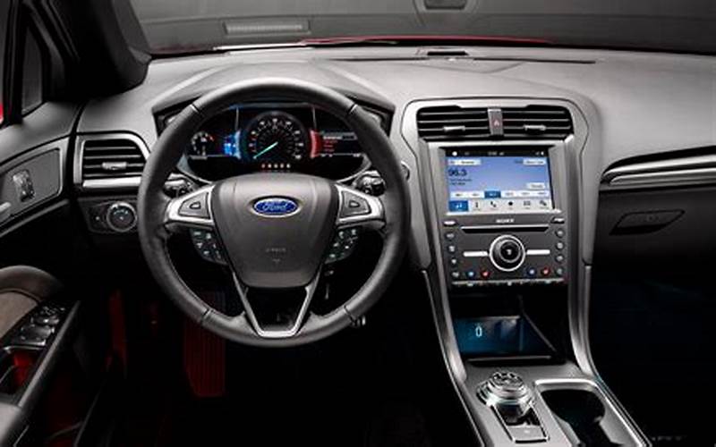 Ford Fusion Hybrid Sport Package Interior