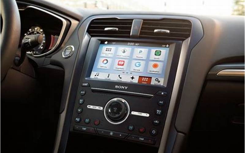 Ford Fusion Infotainment