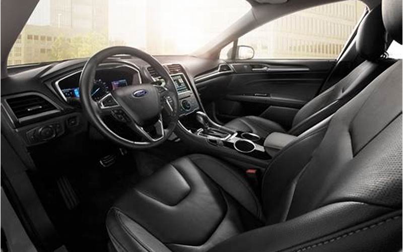 Ford Fusion Plug-In Hybrid Interior