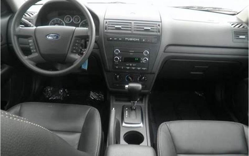 Ford Fusion Se 2008 Interior
