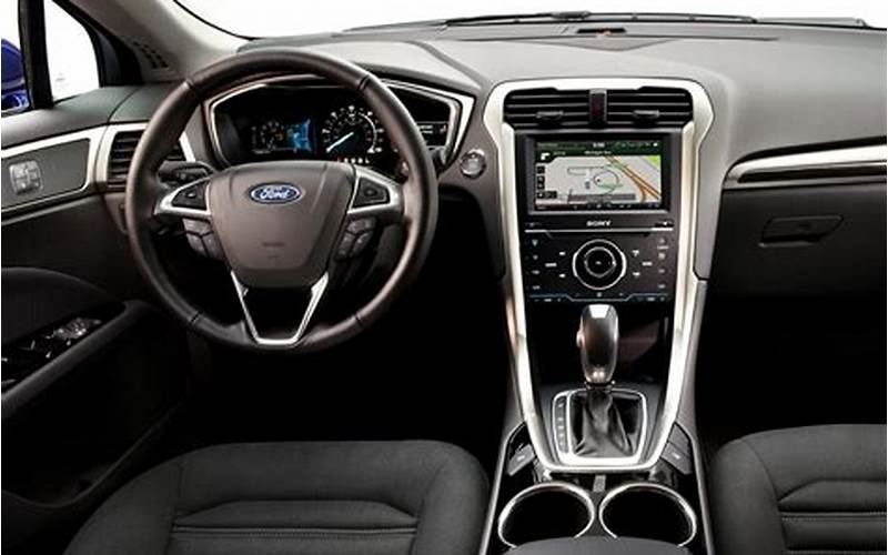 Ford Fusion Se Hybrid Interior