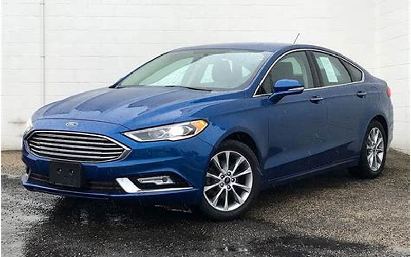 Ford Fusion Ses Reliability