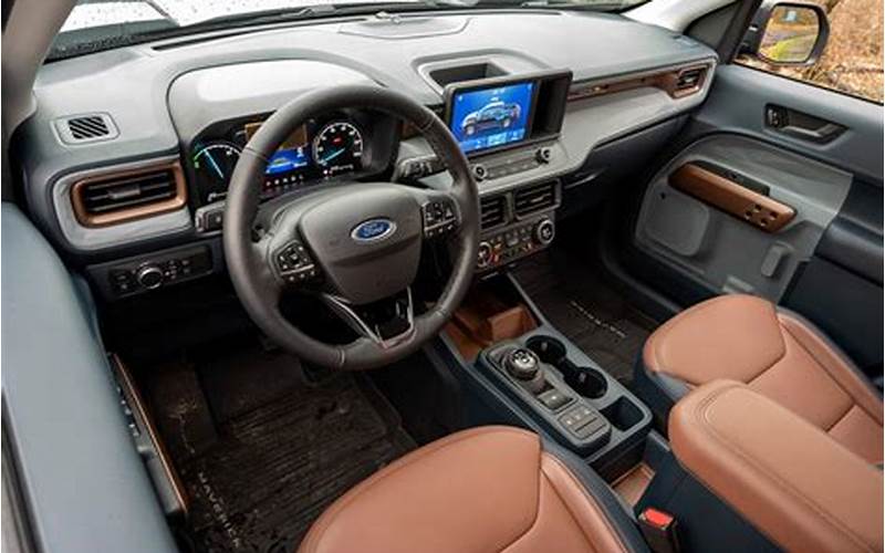 Ford Lariat Maverick Interior Features