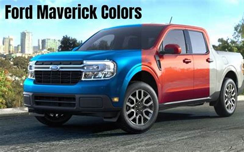 Ford Maverick Colors