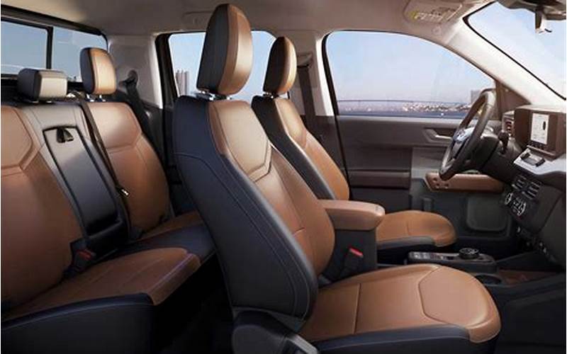 Ford Maverick Seats Comfort