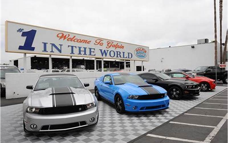 Ford Mustang Dealerships In California
