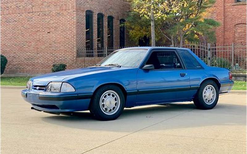 Ford Mustang Lx 1989 History
