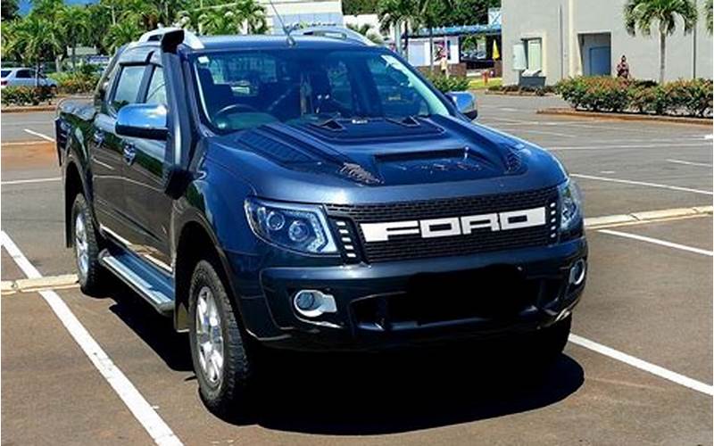 Ford Ranger 4X4 For Sale In Mauritius