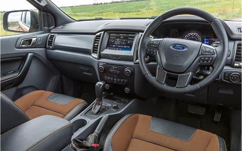 Ford Ranger Double Cab Wildtrak Interior