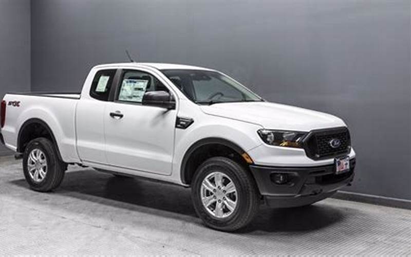 Ford Ranger Extended Cab Diesel Rear View