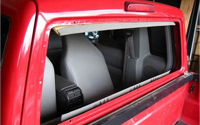 Ford Ranger Extended Cab Sliding Rear Window