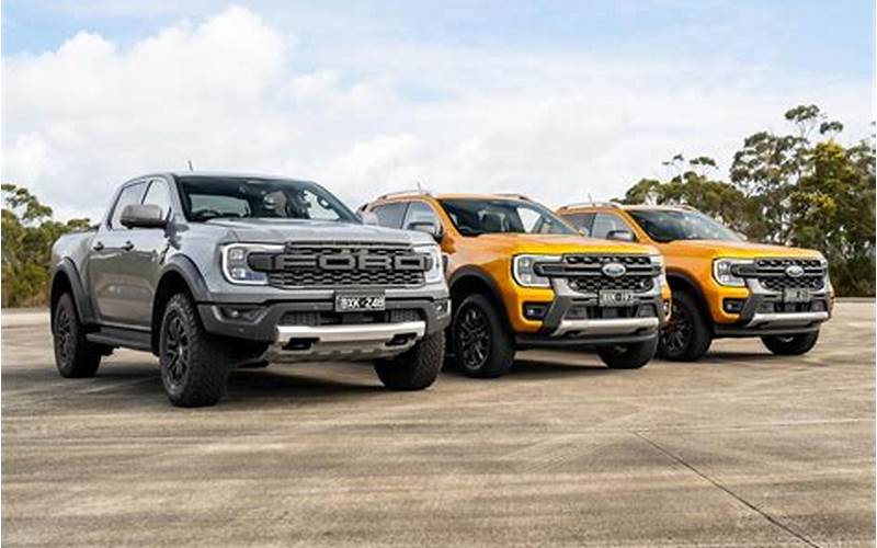 Ford Ranger Lineup