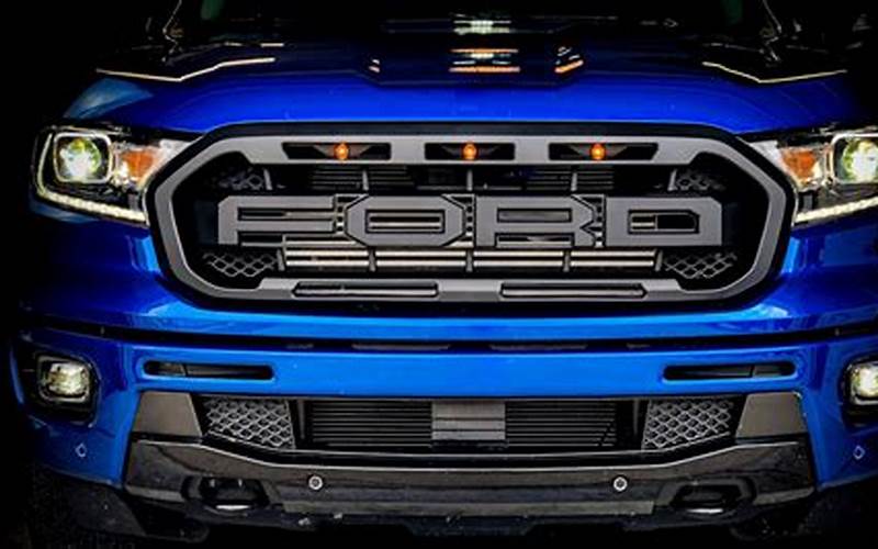 Ford Ranger Raptor Grill Features
